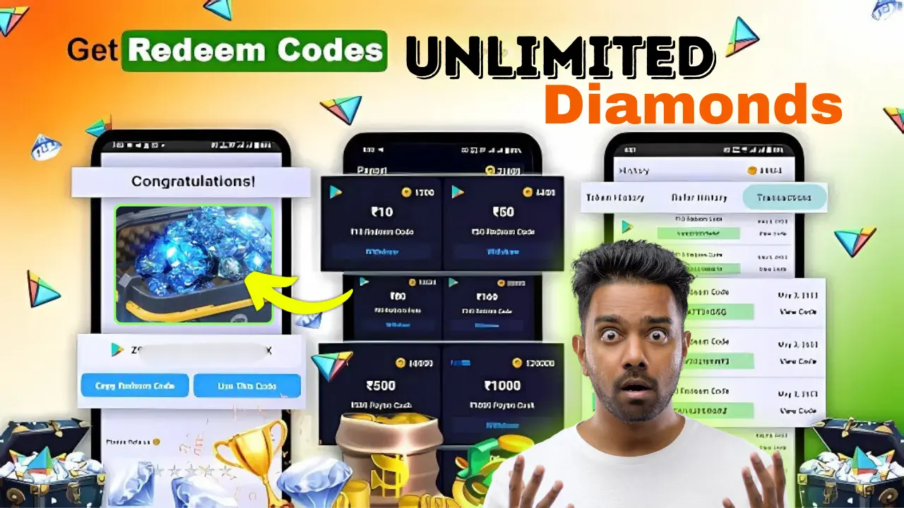 Earn Redeem Codes for Unlimited Diamonds in Free Fire